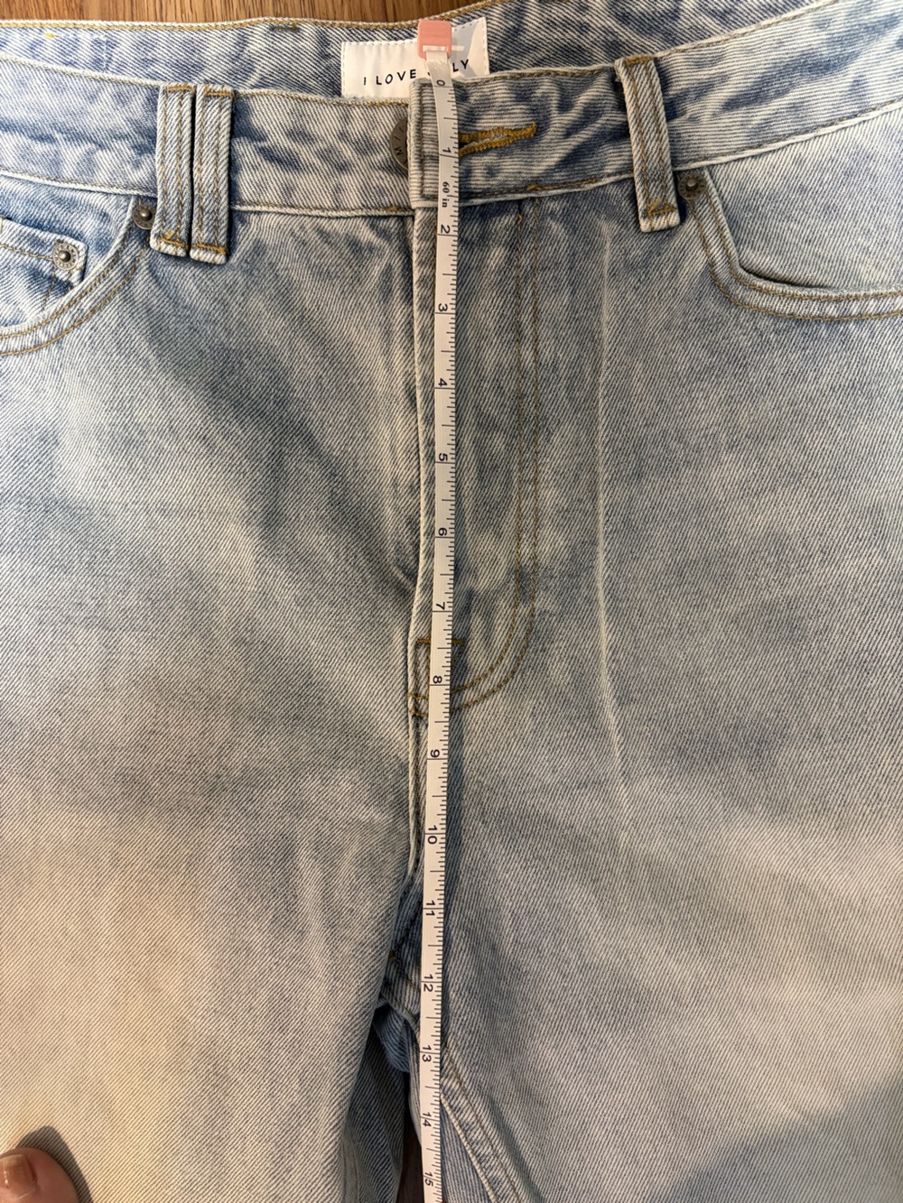 NWT I love ugly high rise jeans - light wash - straight leg - Picture 9 of 12